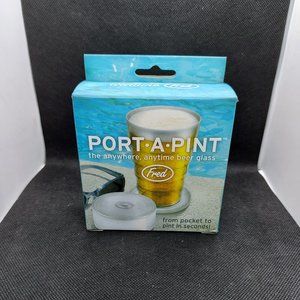 3 Fred Port-A-Pint Folding Beer Glass